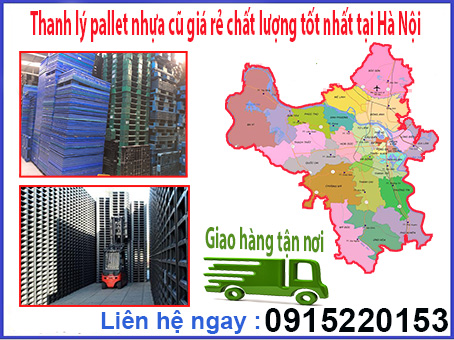 pallet nhựa thanh lý giá rẻ