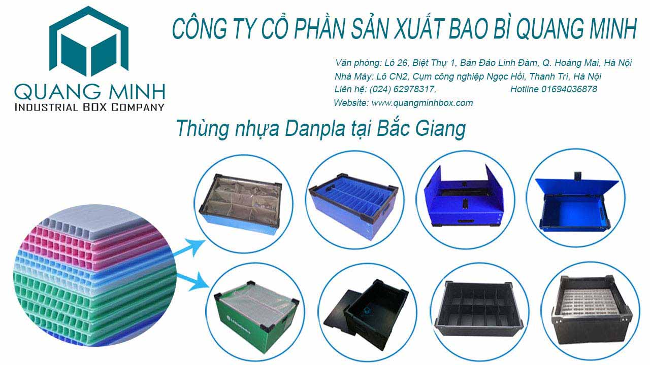 thùng nhựa danpla tại bắc giang