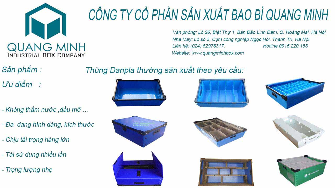 Thùng danpla uy tín , thùng danpla sản xuất theo yêu cầu , thùng danpla kích thước theo yêu cầu